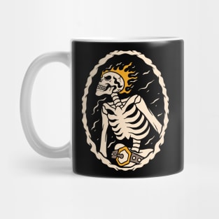 Fiery Skull Spirit Mug